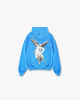 REPRESENT Archangel Hoodie Electric Blue at Gravity NYC